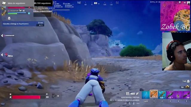 Fortnite - Jogando pra distrair kk смотреть онлайн