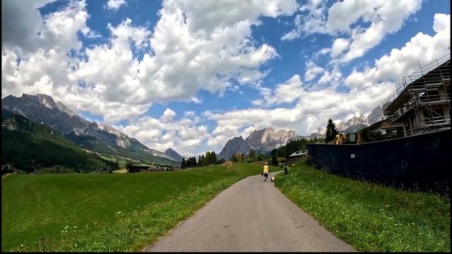 20 minute Beginner Indoor Cycling Cortina D'Ampezzo Italy Ultra HD Video смотреть онлайн