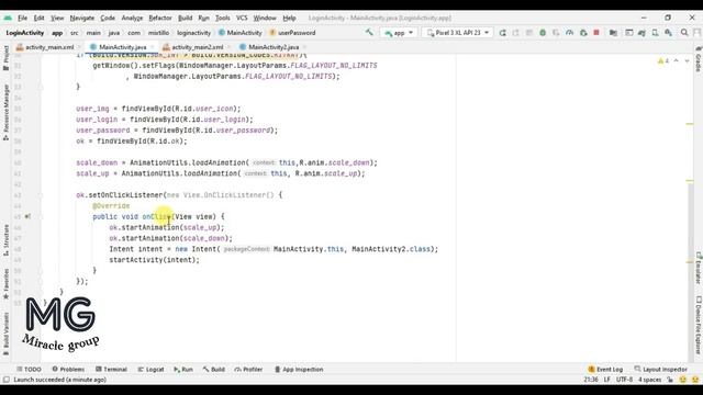 4 dars.Login oynasi android studioda.Loginactivity from android studio qiymat otkazish.Miracle Grou смотреть онлайн