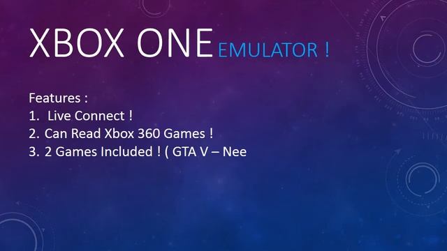 Xbox one emulator free смотреть онлайн
