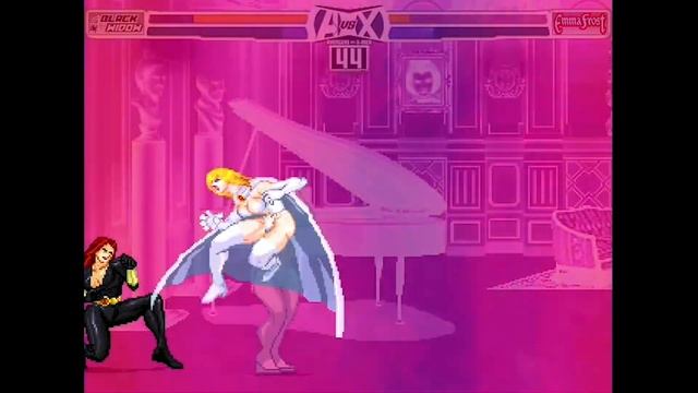 Avengers vs. X-Men (Mugen) - BLACK WIDOW Gameplay Playthrough 1080p 60fps смотреть онлайн