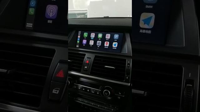 CheerDriving Wireless CarPlay and Android Auto Retrofit on 2010 BMW X6 with CIC idrive system смотреть онлайн