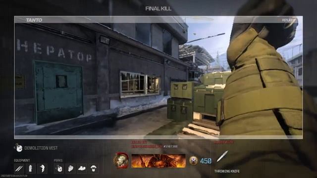 Window ledge bounce kill throwing knife смотреть онлайн