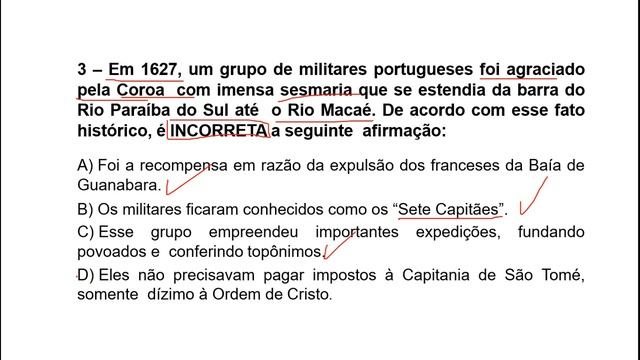 Questões sobre a História de MACAÉ смотреть онлайн