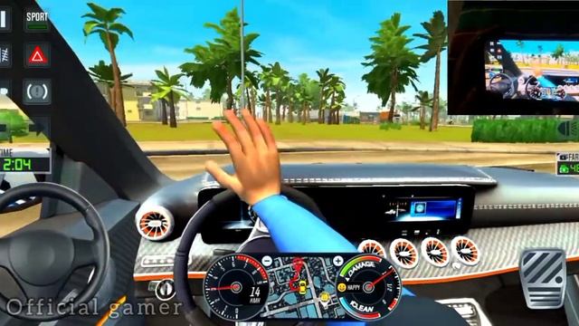 🚩4x4Cars Classic UBER Driver 👮🚖city car driving games Android Ios-Taxi sim 2020 смотреть онлайн