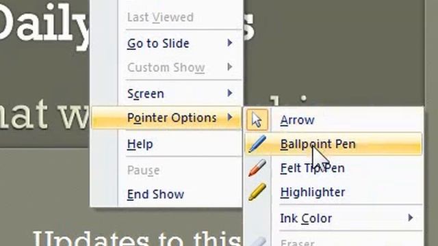 How to write on slides during a presentation смотреть онлайн