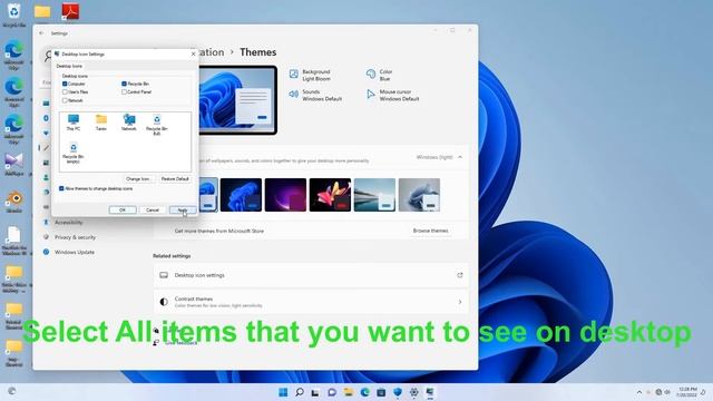 How to show This PC icon on windows 11 or 10, Show My computer on desktop, Windows solution смотреть онлайн
