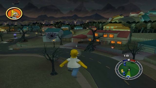 FLYING in The Simpsons: Hit & Run смотреть онлайн