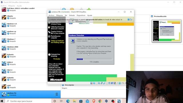 Instalacion de windows ME en VirtualBox смотреть онлайн