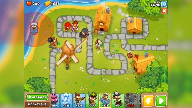 *NEW* Druid Monkey Tower Is INSANE! - Bloons Tower Defense 6 Part 3 (BTD 6 IOS/Android) смотреть онлайн