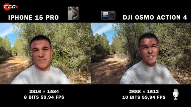 iPhone 15 Pro VS DJI OSMO ACTION 4 смотреть онлайн