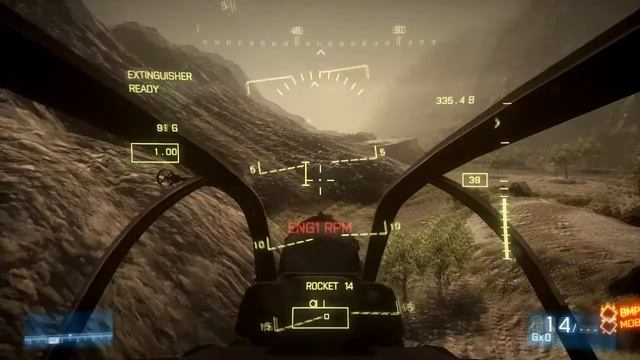 BF3 | Fire from the Sky Co-op chopper mission HD5770 Ultra settings смотреть онлайн