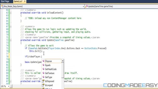 C# Xna Made Easy Tutorial 24 - Playing Videos смотреть онлайн