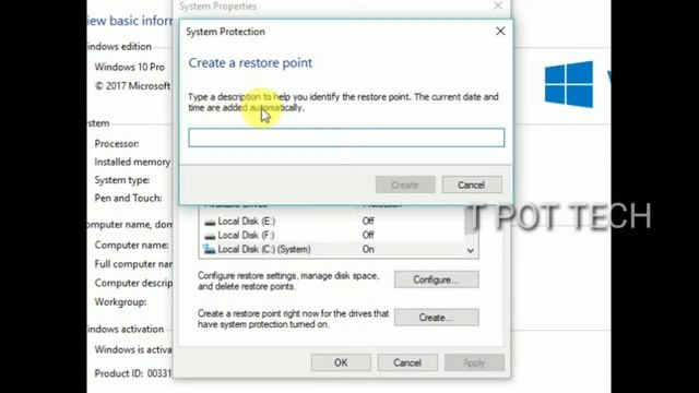 HOW TO CREATE RESTORE POINT MANUALLY смотреть онлайн