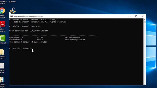 How to change Windows Password without knowing Old Password using Command Prompt смотреть онлайн