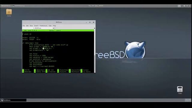 FreeBSD Tutorials Tipps und Tricks Konsole aufhübschen смотреть онлайн