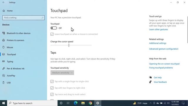 How to Disable or Enable Touchpad in Windows 10 Laptop смотреть онлайн