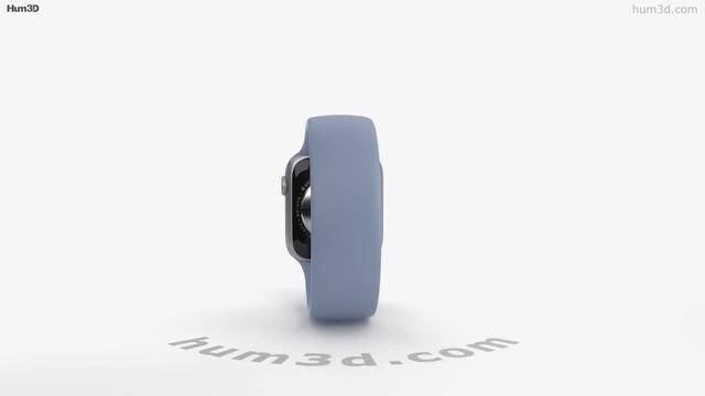 Apple Watch Series 9 41mm Silver Aluminum Case with Solo Loop 3D model by 3DModels.org смотреть онлайн