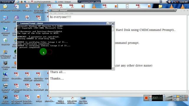 CheckDisk using CMD, windows смотреть онлайн
