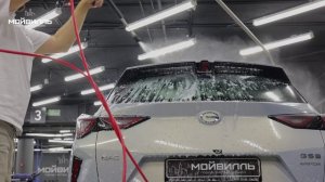 Часть_2_Мойка/чистка ковриков и первая фаза мойки: нанесение активной химии и смыв высоким давлением