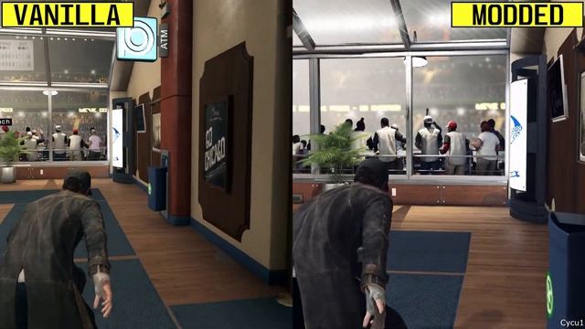 Watch Dogs Vanilla vs E3 Reimagining Mod 2012 PC RTX 4080 Graphics Comparison смотреть онлайн