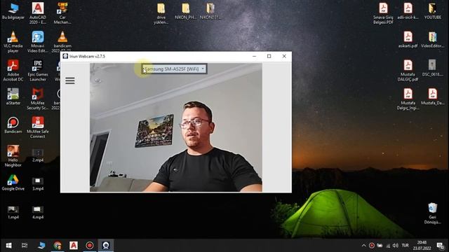 Telefon Kamerasını Bilgisayarda Webcam Olarak Kullanma (Iriun Webcam)#iriun #webcam #pc смотреть онлайн