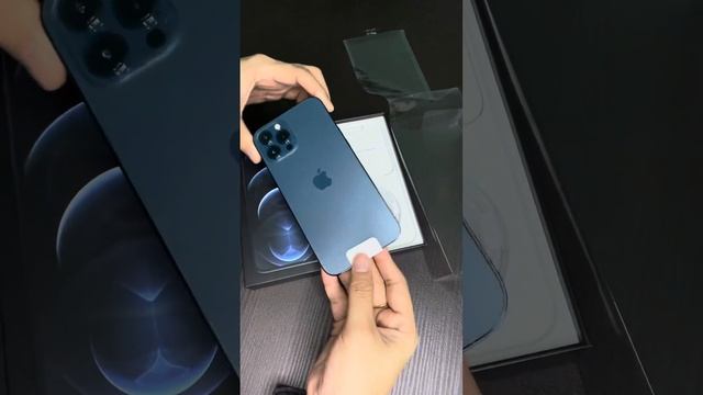 UNBOXING IPHONE 12 PRO MAX PACIFIC BLUE!!!!! смотреть онлайн