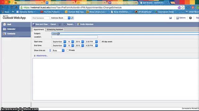 Scheduling an Appointment in Outlook Mac смотреть онлайн