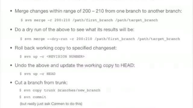 SVN: The Subversion Command Line Client Part 2 of 2 смотреть онлайн
