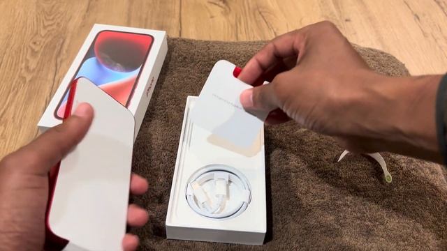 IPhone 14 Product Red 128gb Unboxing #iphone #iphone14 #apple #iphones #todalute