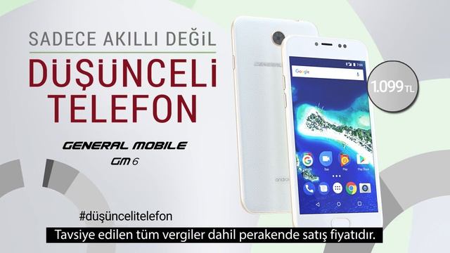 Yeni Android One General Mobile GM6 - Sadece 1.099TL. смотреть онлайн