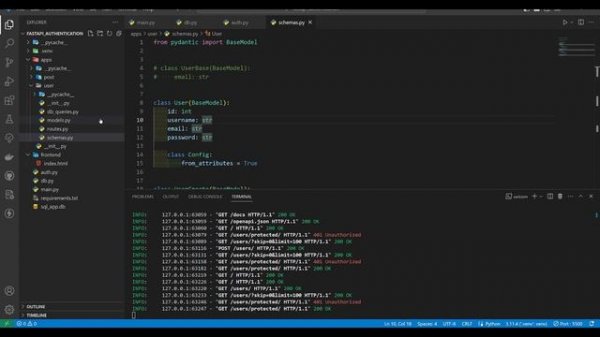 FastAPI Basic Authentication простой пример