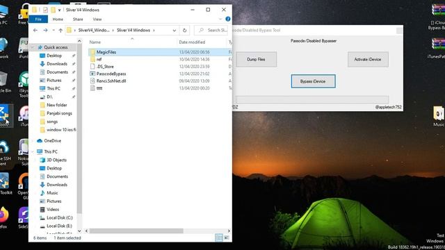 Windows version Untethered iCloud Bypass Disable/Passcode Cellular Data ,Call ,SMS iOS 13.4/13.4. смотреть онлайн