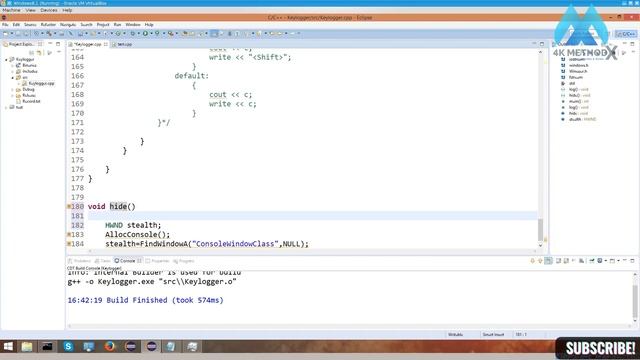 Hide Keylogger Console Window: Stealthy Keylogger Operation #101 смотреть онлайн