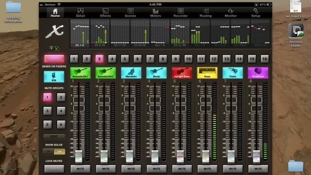 Behringer X32 - iPad Monitor Mixing - X32-Mix App смотреть онлайн