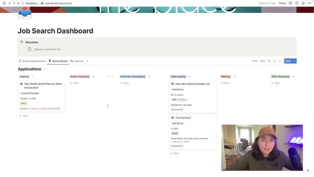 Land Your Dream Job via Notion (FREE Application Tracker Template) смотреть онлайн
