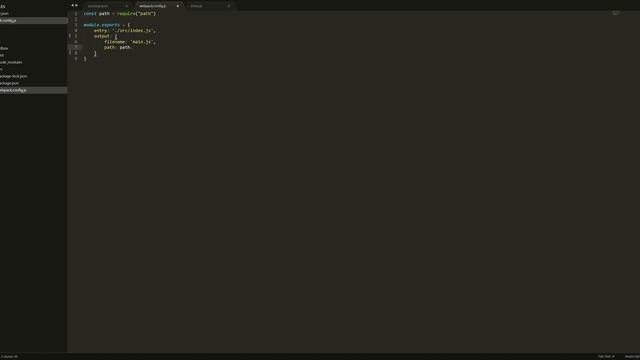 3. [Webpack 4] Файл конфигурации webpack.config.js смотреть онлайн