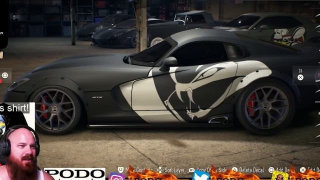 Old viper logo I made in one of the old Need For Speed games. смотреть онлайн