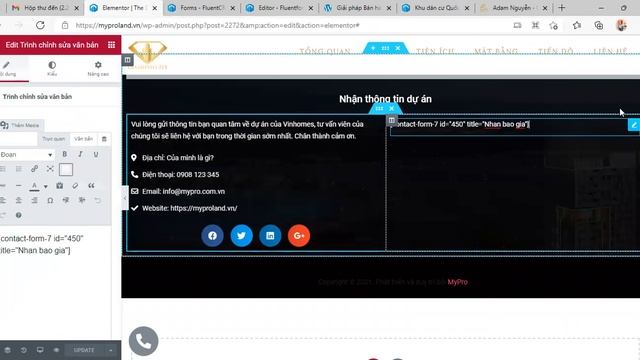 Hướng dẫn hoàn thành Landing page bất động sản kết hợp với form và CRM trên hệ thống MyPro - Record смотреть онлайн