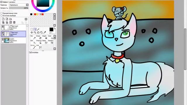 Рисовашка-Троян и Маруся смотрят телик 2 часть