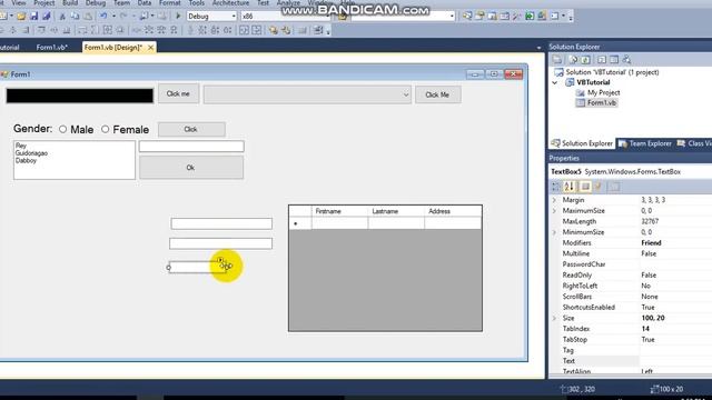 How to use Datagridview . Windows Form Application , Visual Basic смотреть онлайн