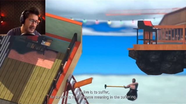 Markiplier raging at Getting Over It but in reverse смотреть онлайн
