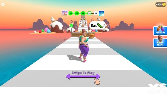 Fat 2 Fit! - Gameplay Walkthrough - All Levels - New Update (Android, iOS) смотреть онлайн