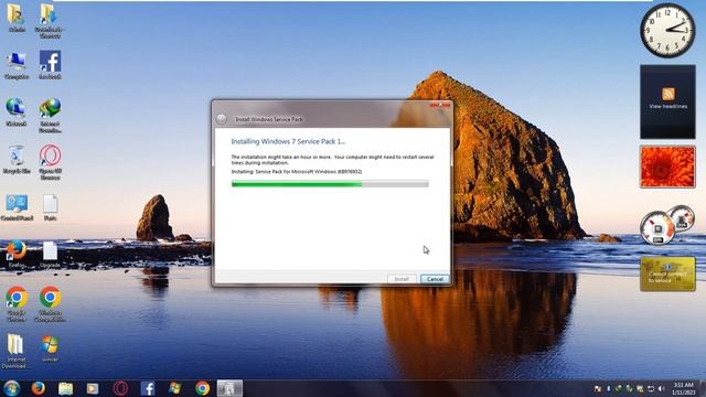 Windows 7 RTM To Windows 7 Servics 1 смотреть онлайн
