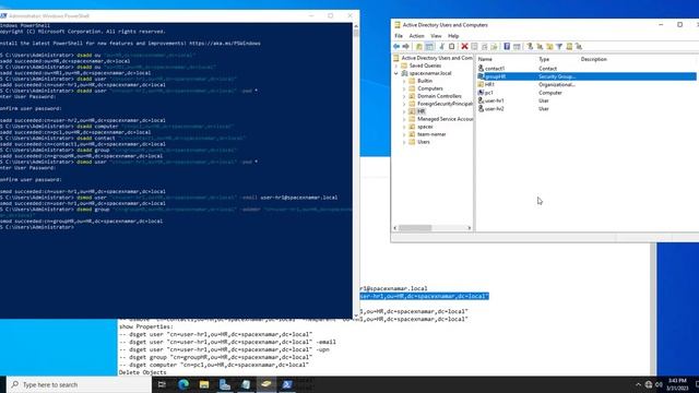 How to Create Objects AD Using Powershell смотреть онлайн