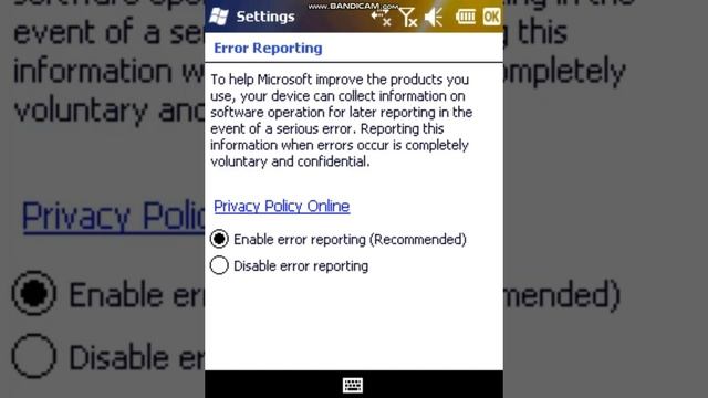 How to DISABLE ERROR REPORTING in Windows Mobile 6.5 смотреть онлайн