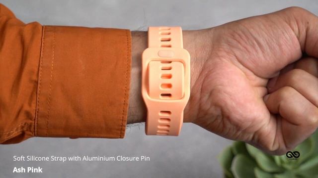 Ash Pink Soft Silicone Strap With Aluminum Closure Pin For Apple Watch 38/40/41/42/44/45mm смотреть онлайн
