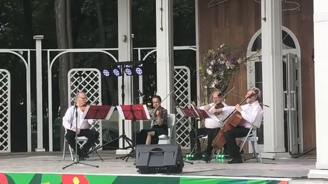 13 июля в г. Воскресенск с концертной программой выступил квартет им. А.А. Алябьева смотреть онлайн