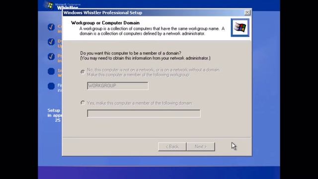VMware Workstation Pro | Windows Whistler 5.1 (build 2428) installation смотреть онлайн