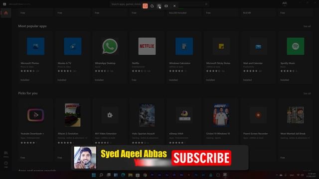 🏅 Top-5 Best FREE Apps Included with Windows 11 | Free Download Microsoft Store | Syed Aqeel Abbas смотреть онлайн